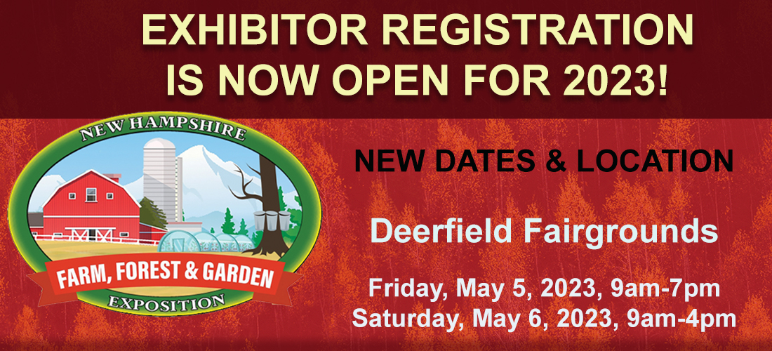 New Hampshire Farm, Forest, & Garden Expo May 56, 2023 at the